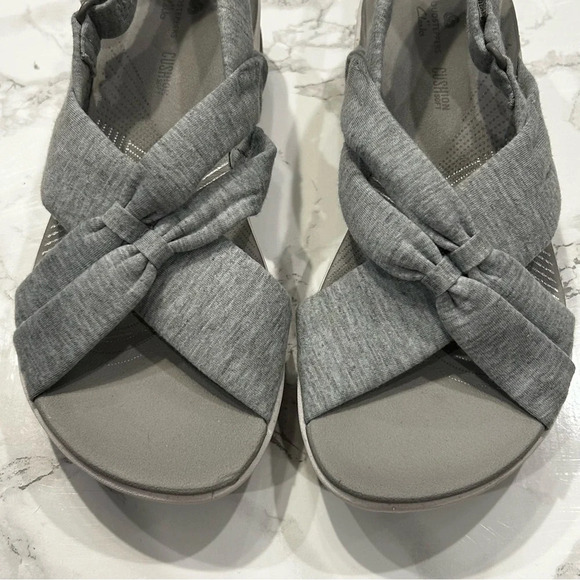 Clark Cloudsteppers Arla Belle Grey Fabric Size 5.5 - Picture 4 of 11